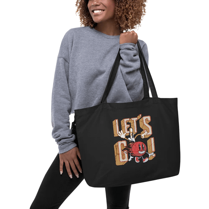 Lets Go Mascot Bowling Eco-Friendly Tote Bag product image (2)