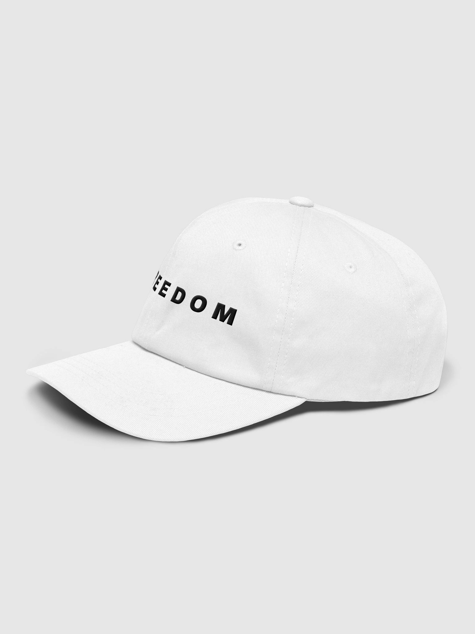 White Charlie Kirk Freedom Hat -Charlie Kirk Merch product image (3)