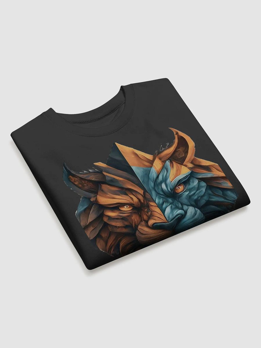 Symmetrical Lion Geometric Sweatshirt product image (3)