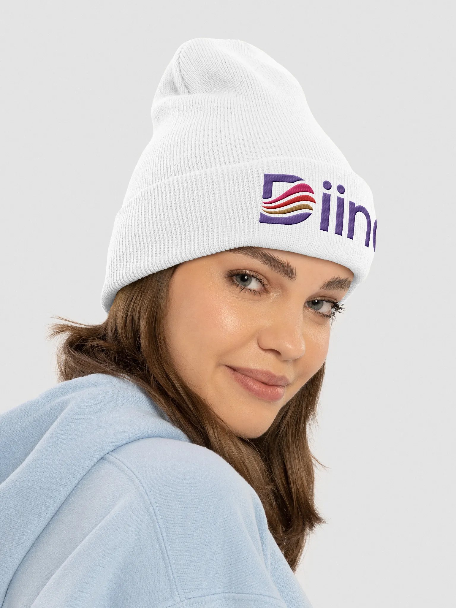 Diina Logo Embroidered Beanie product image (4)
