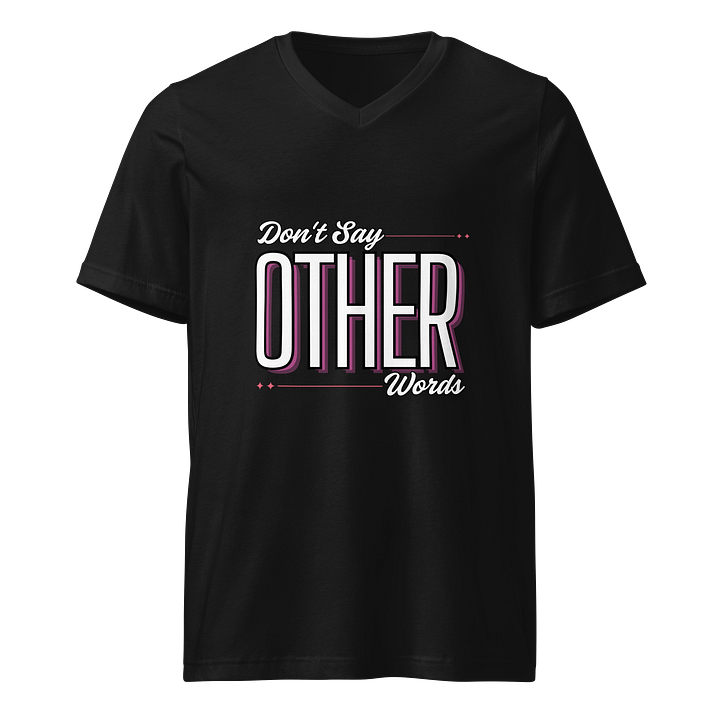 Don't Say Other Words Men's V-Neck T-Shirt product image (1)