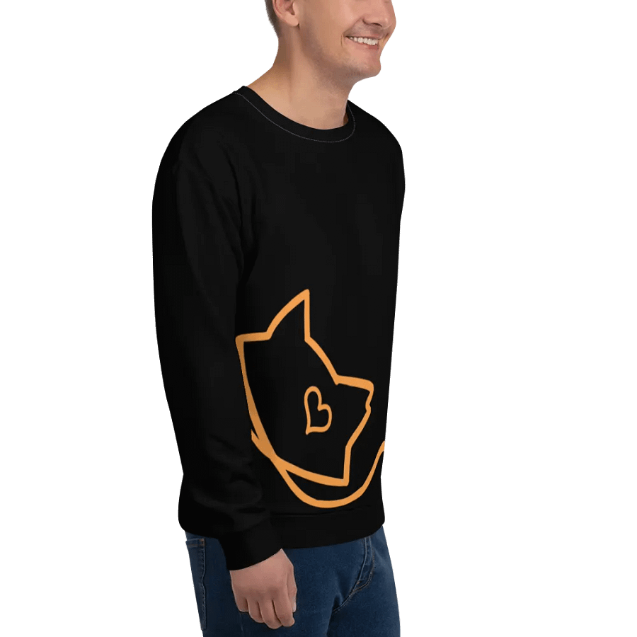 Mellow Ribbon Sweater (Black and Orange) product image (6)