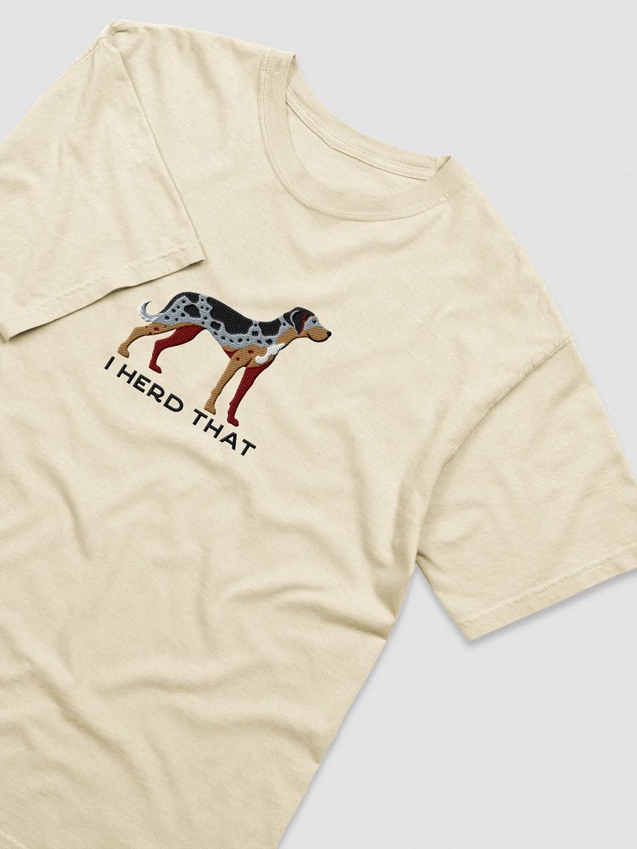 I Herd That T-Shirt(Embroidered) of a Catahoula Leopard Dog product image (35)