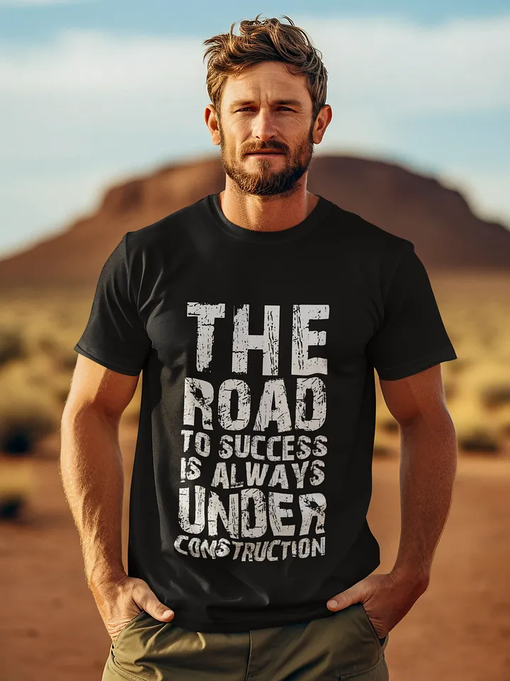 The Road to Success Motivational T-Shirt product image (1)