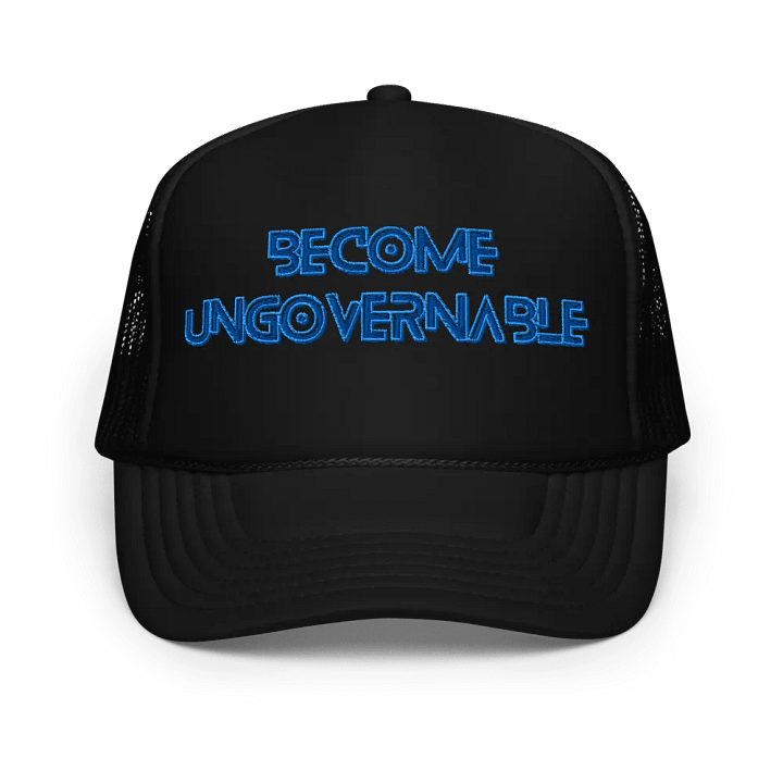 KC, Become Ungovernable (words only), Embroidered Trucker Hat product image (1)