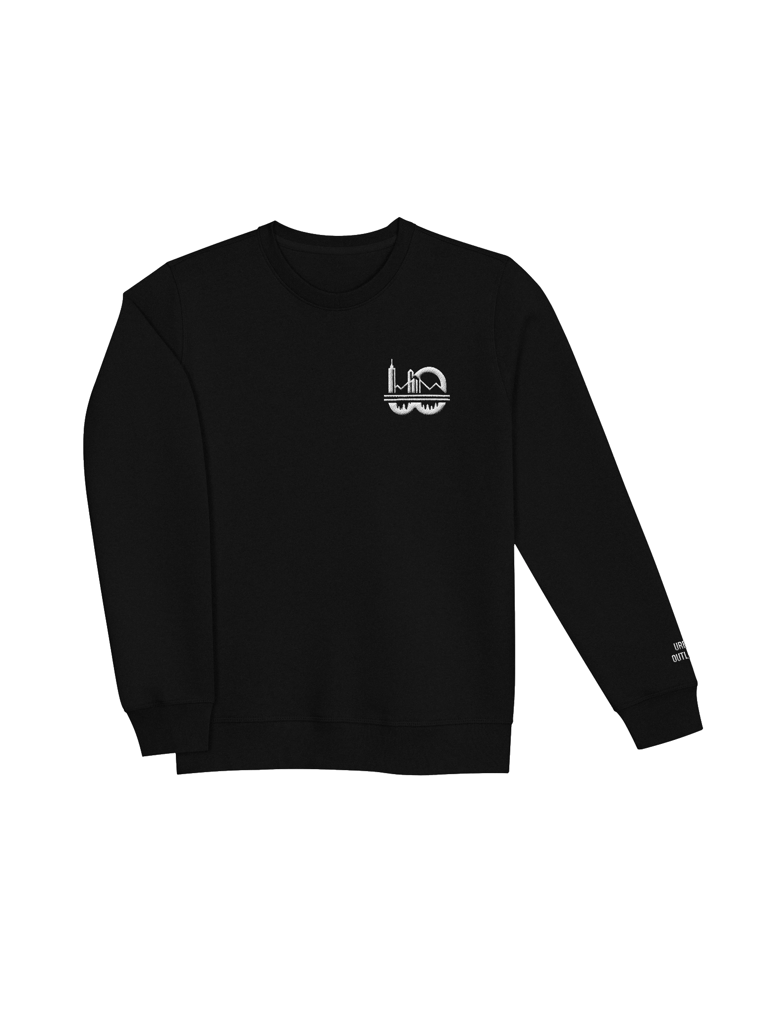 The Summit - Midweight Crewneck Sweatshirt | Organic Cotton | Black product image (3)
