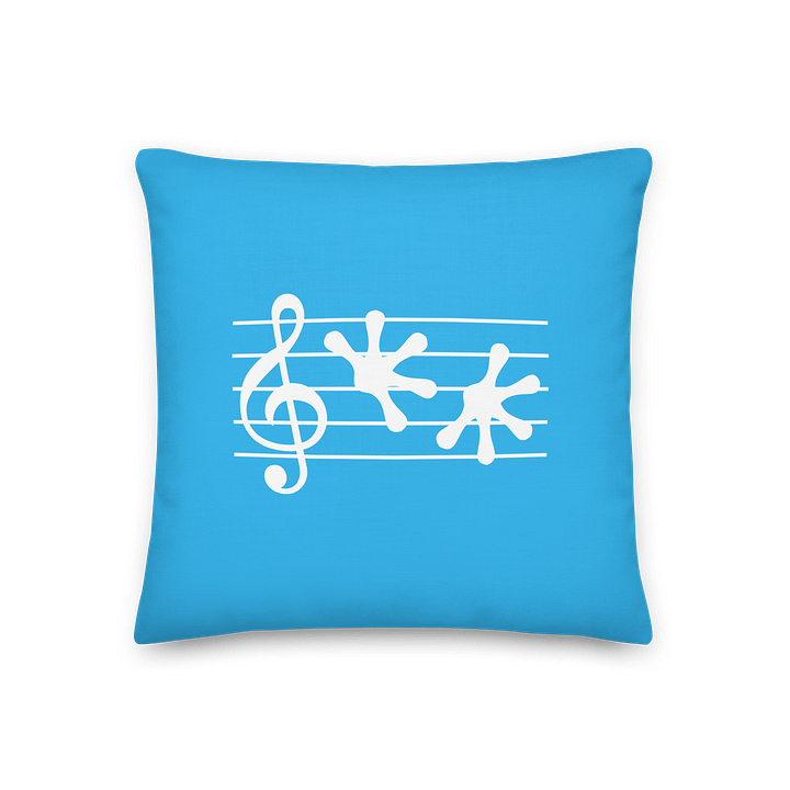 Gecko Tracks Pillow - Blue product image (1)