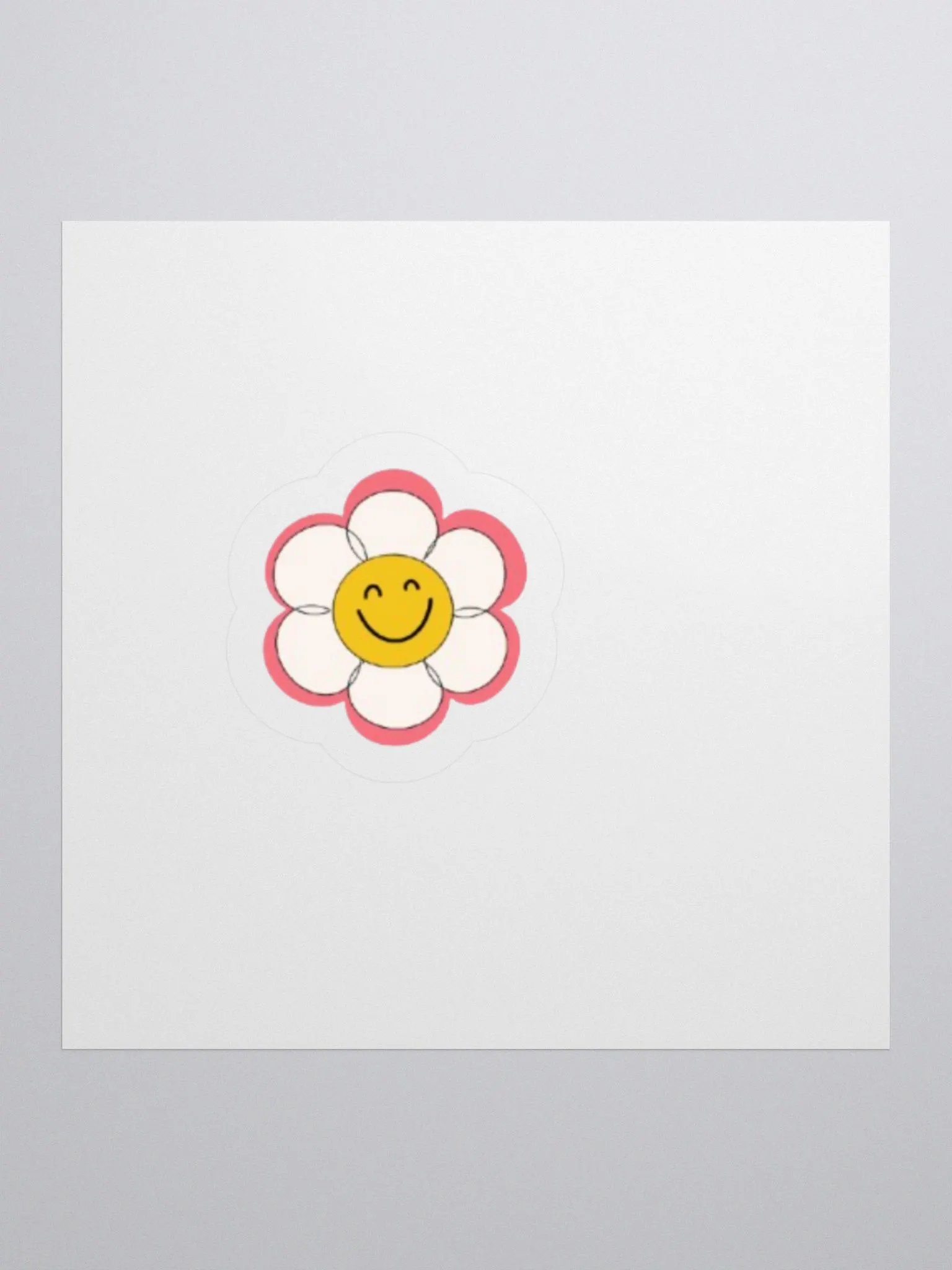 Pink Flower Sticker product image (1)