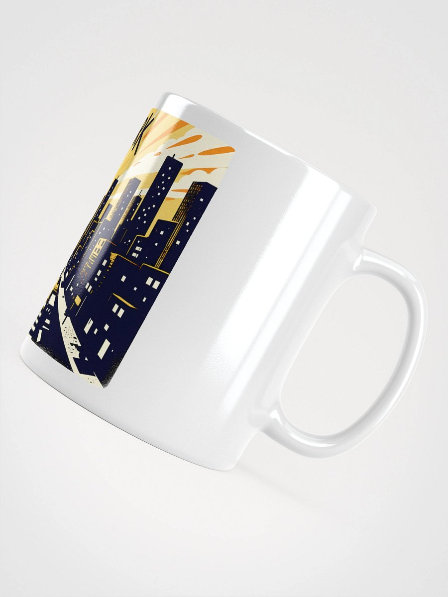 Vintage New York Cityscape Art Print Glossy Mug product image (5)