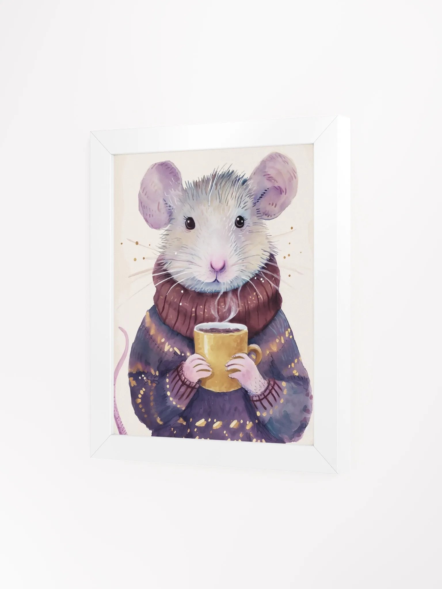 Cozy Mouse Framed Matte Poster product image (3)