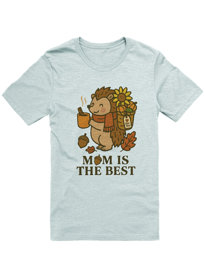 Autumn Hedgehog "Mom Is the Best" T-Shirt product image (1)