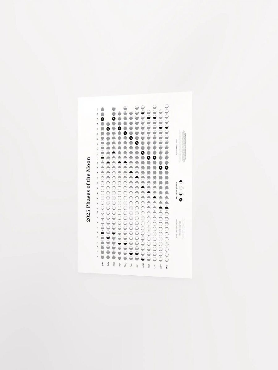 2025 Phases of the Moon - Poster product image (3)
