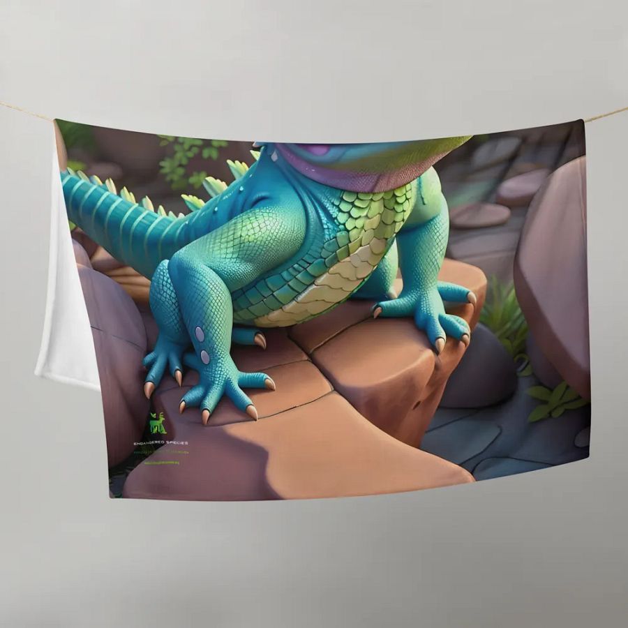 Endangered Species - Mexico - Rock Iguana Throw Blanket product image (10)
