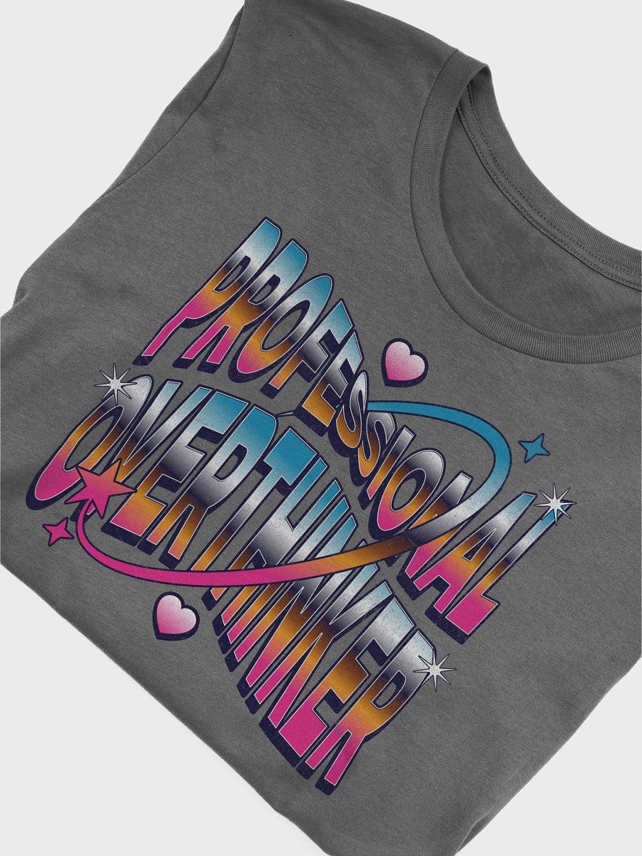 Professional Overthinker Vibrant Graphic T-Shirt product image (3)