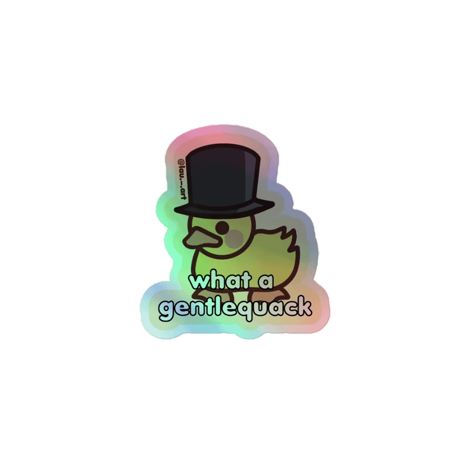 Gentlequack - Sticker product image (1)