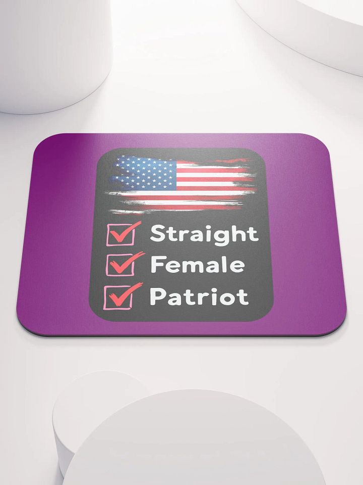 Mouse Pad: Female Checklist product image (1)