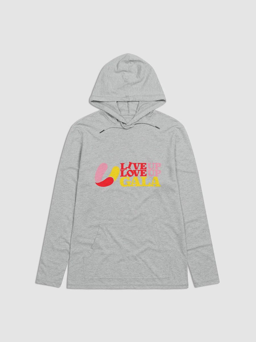 LiveUp LoveUp Gala Heather Grey Lightweight Hoodie product image (1)