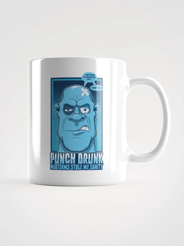 Funny College Coffee Mug – Retro Midterms Cartoon Design product image (1)