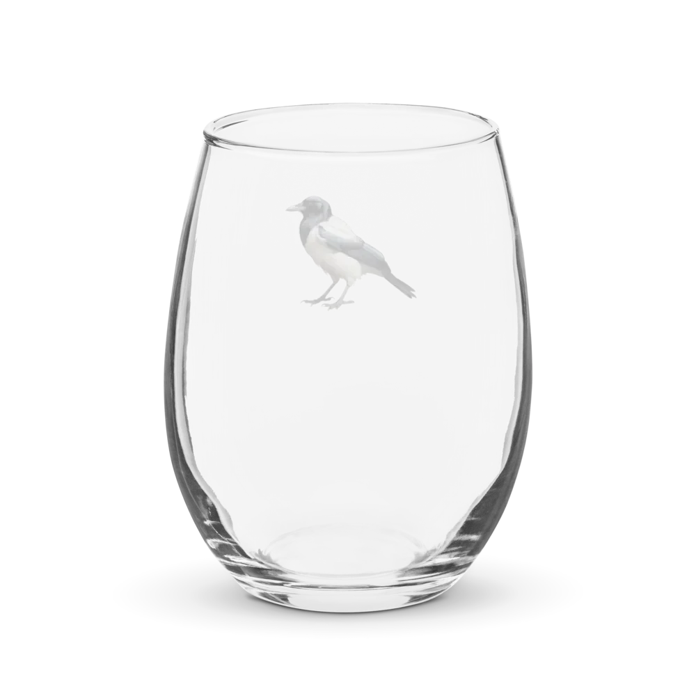 Prestige Crow Stemless Wine Glass - Motif III product image (2)