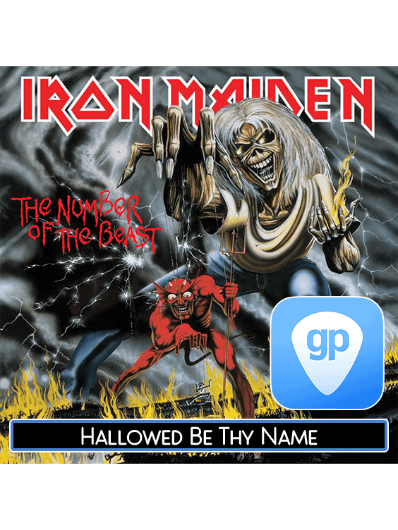 Hallowed Be Thy Name PDF TAB + Backing Track MP3 product image (1)