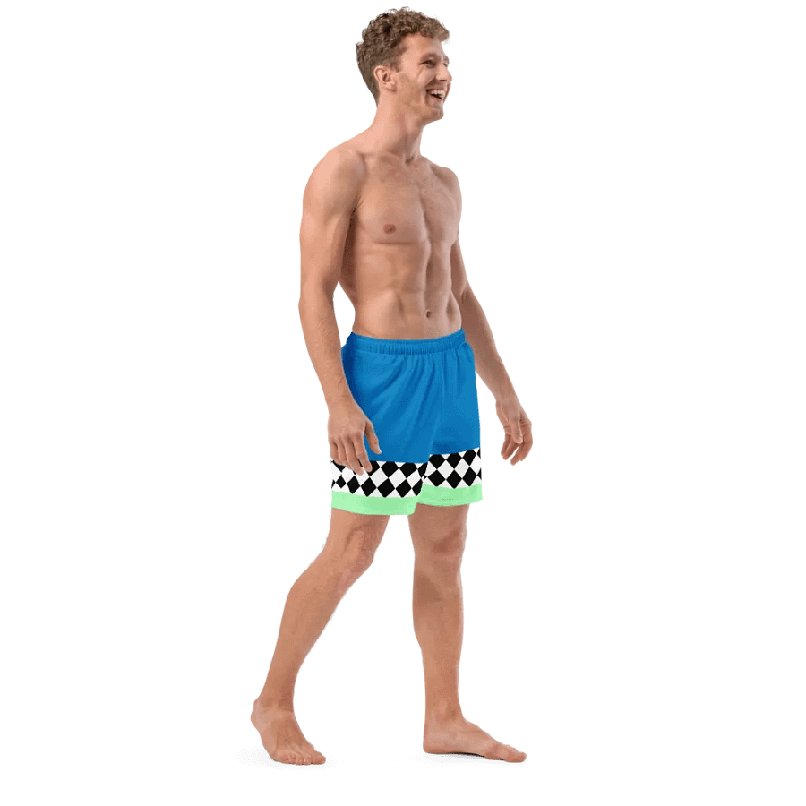 Swim Shorts {harley stripe teal} product image (9)
