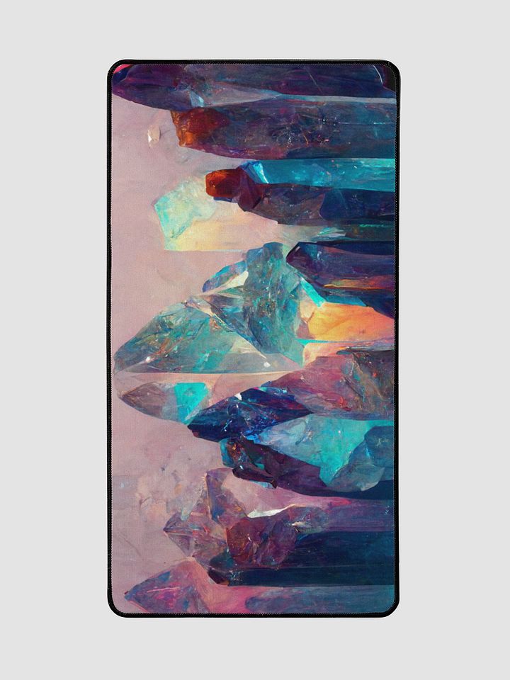 Cosmic crystal cavern Desk Mat product image (2)