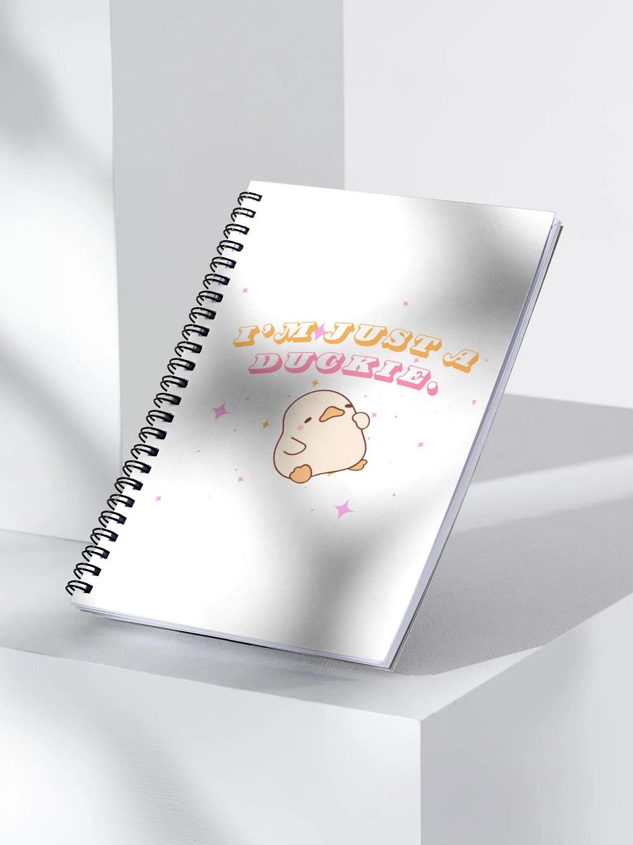I'm Just A Duckie Spiral notebook product image (3)