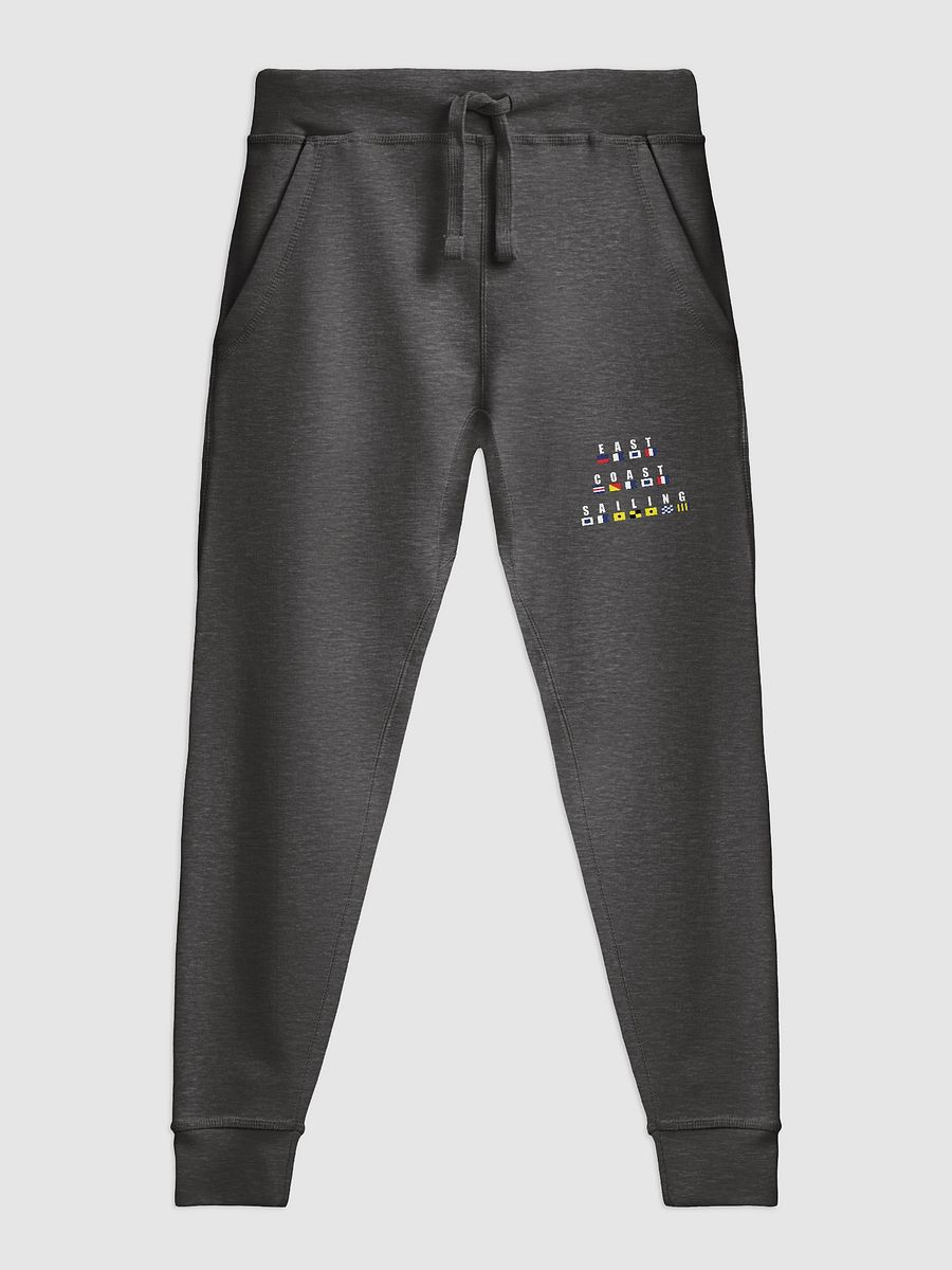 East Coast Sailing Joggers Dark Grey White Text product image (1)