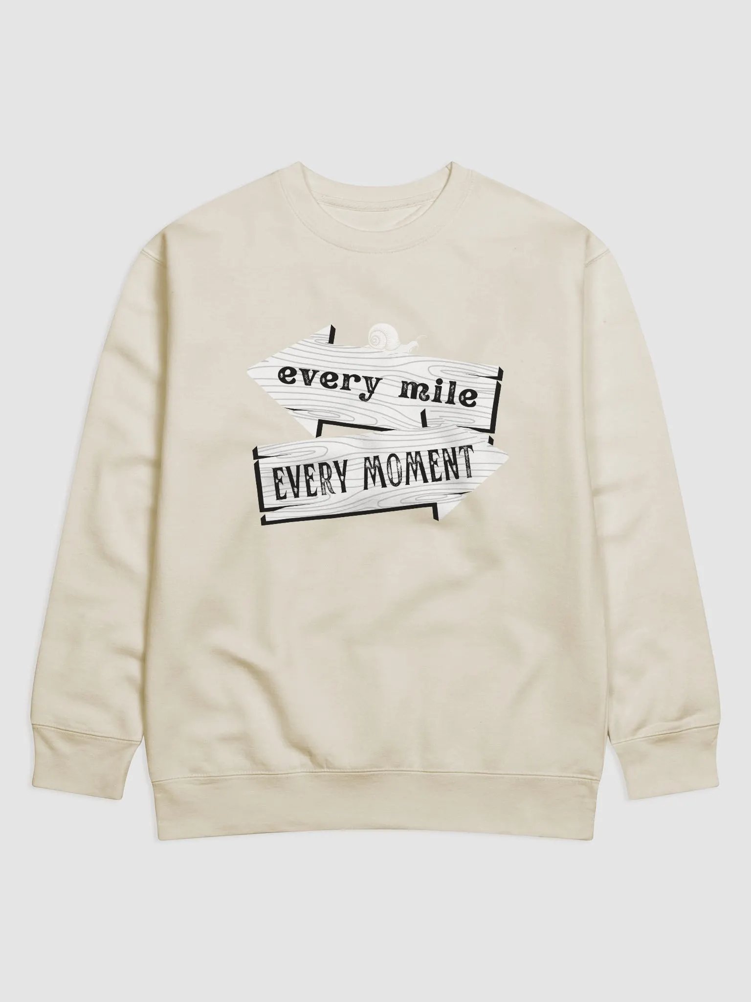 Every Mile Every Moment Slow Walking Travel Sweatshirt product image (7)