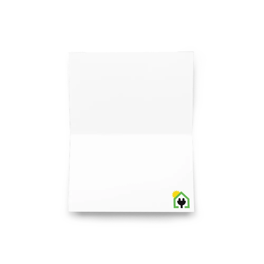 Plug It In Solar High-Quality Greeting Card product image (7)