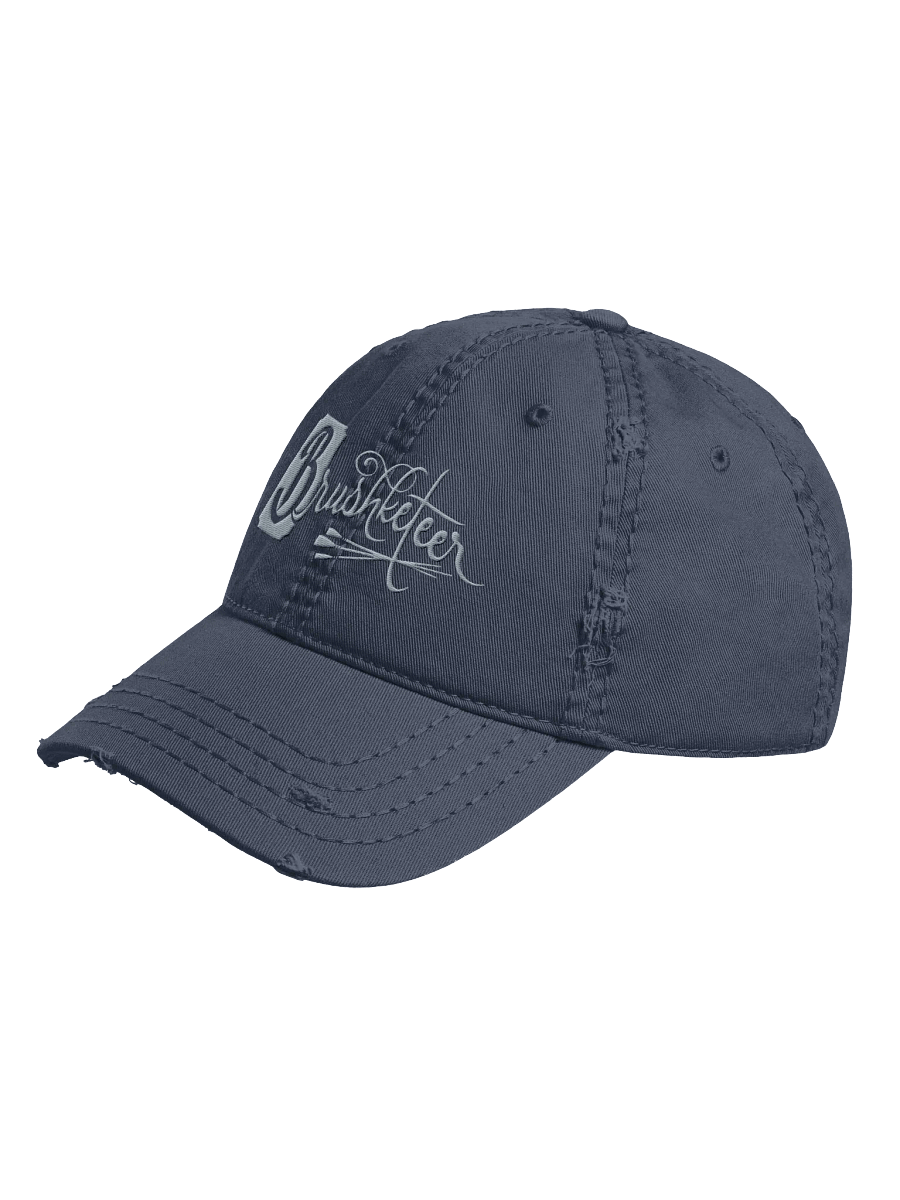 Distressed Dad Hat - Brushketeer - blue/grey product image (2)