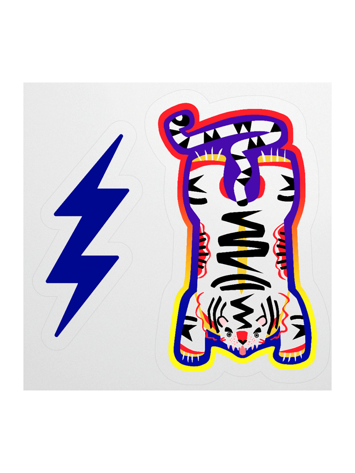 White Electric Tiger - Stickers product image (2)