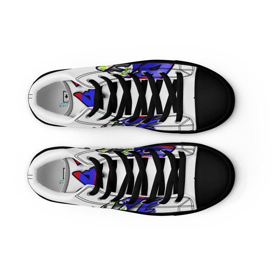 Belize @43 Independence Day Women's High Top Canvas Shoes product image (8)