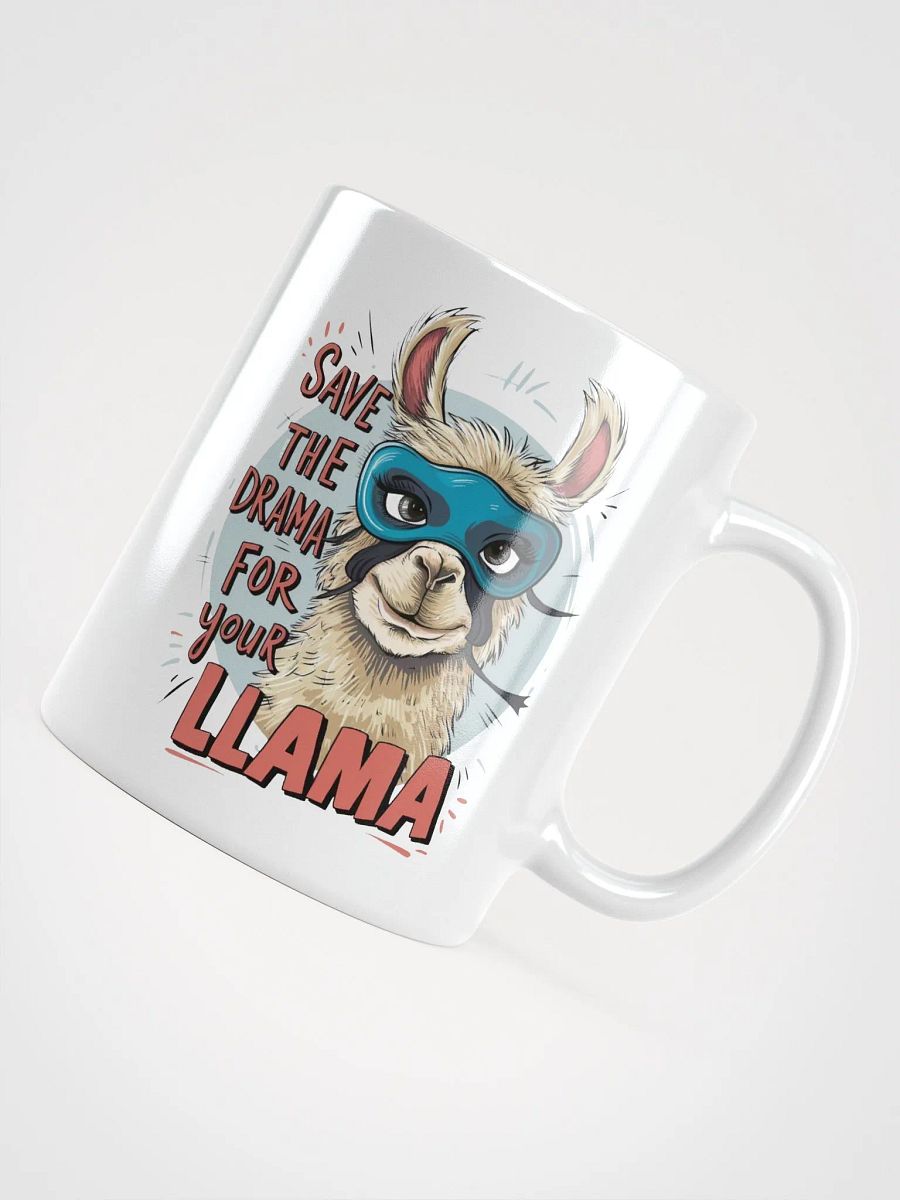 Drama-Llama Blue Mask Mug product image (4)