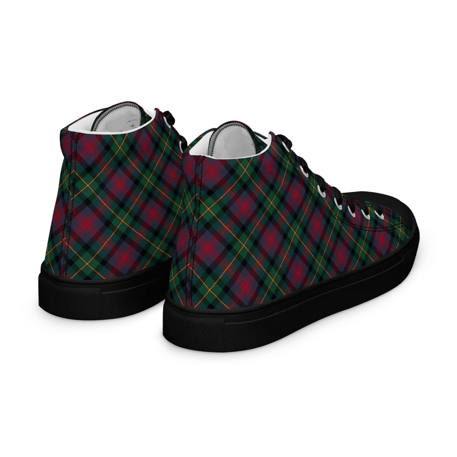 Logan Tartan Men's High Top Shoes product image (10)