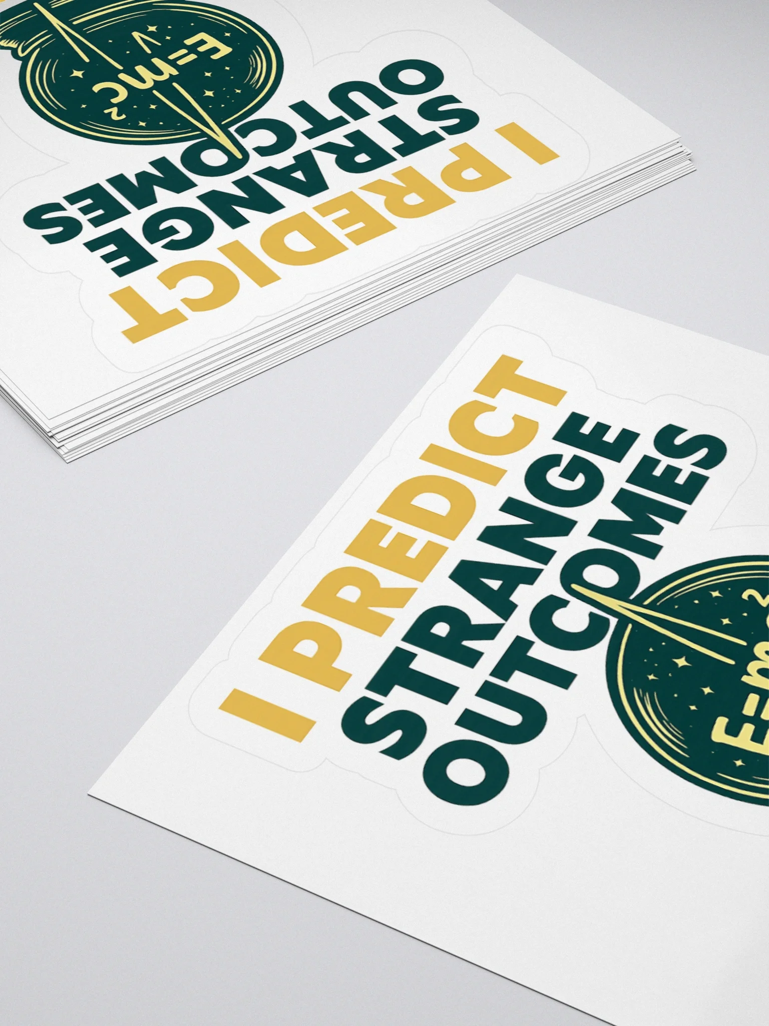 E=mc² Crystal Ball Sticker product image (12)