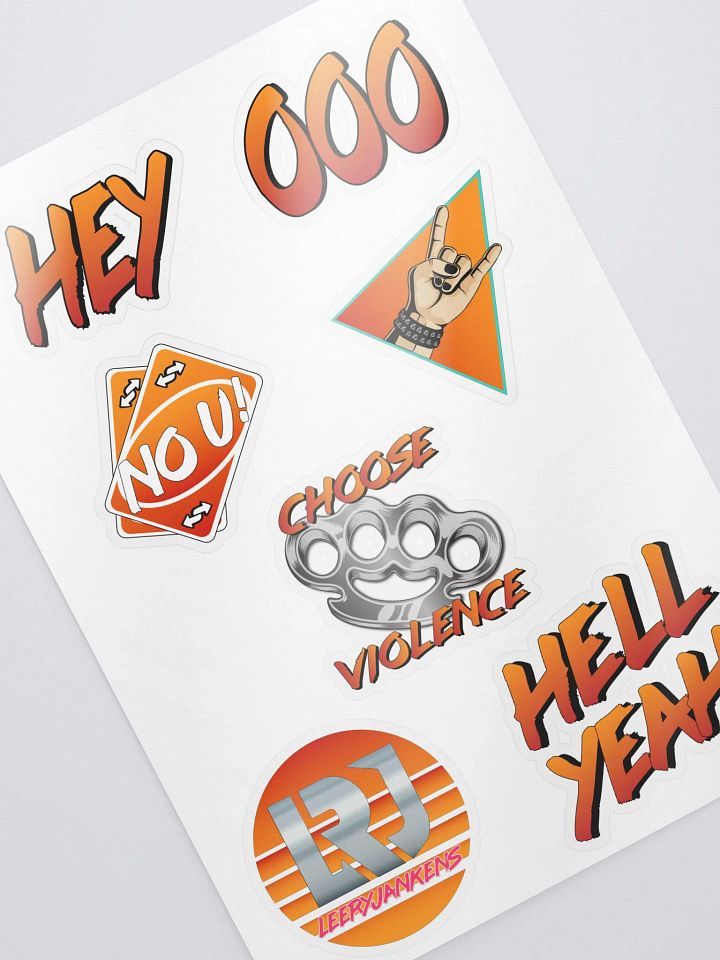 Emote Sticker Sheet product image (2)
