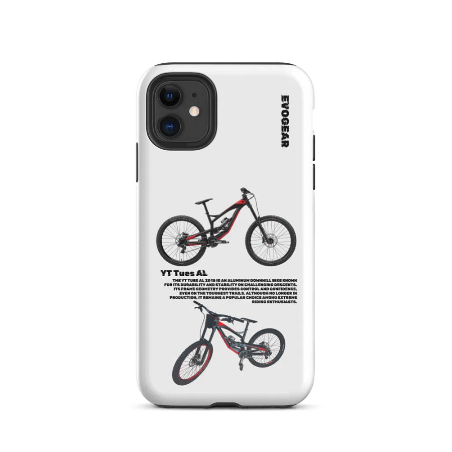 White YT Tues AL iPhone Case product image (2)