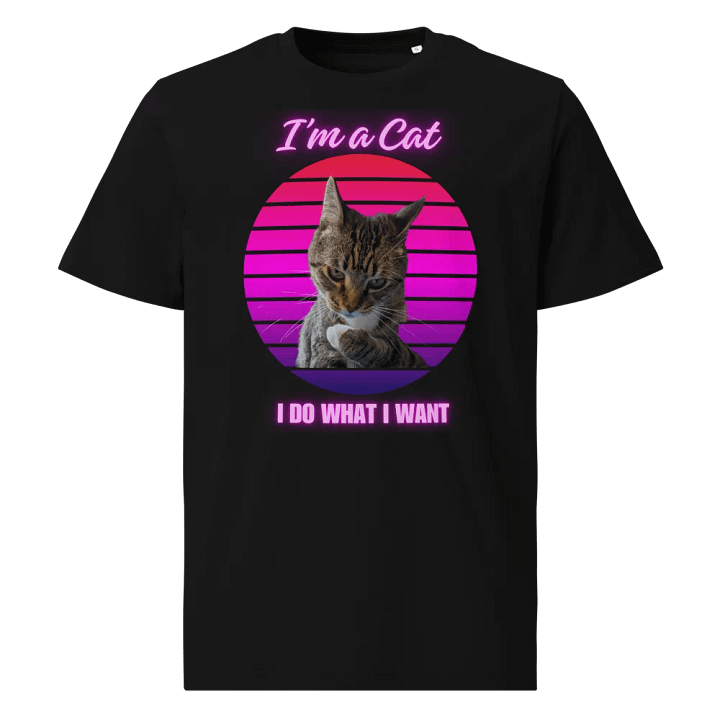 I'm a Cat, I do what I want Tshirt product image (1)