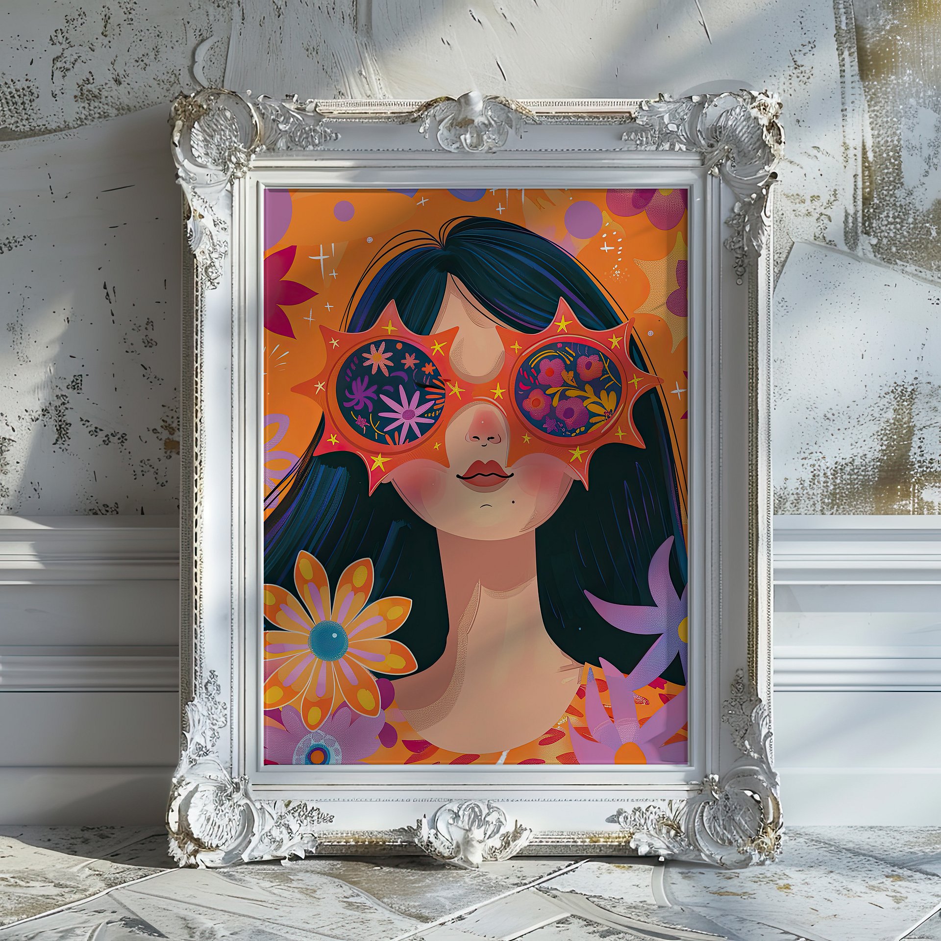 Colorful Maximalist DIGITAL Print Set of 6 product image (7)