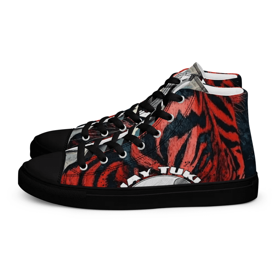 Buhay Tuklas Tiger Scribble Men's High Tops product image (1)