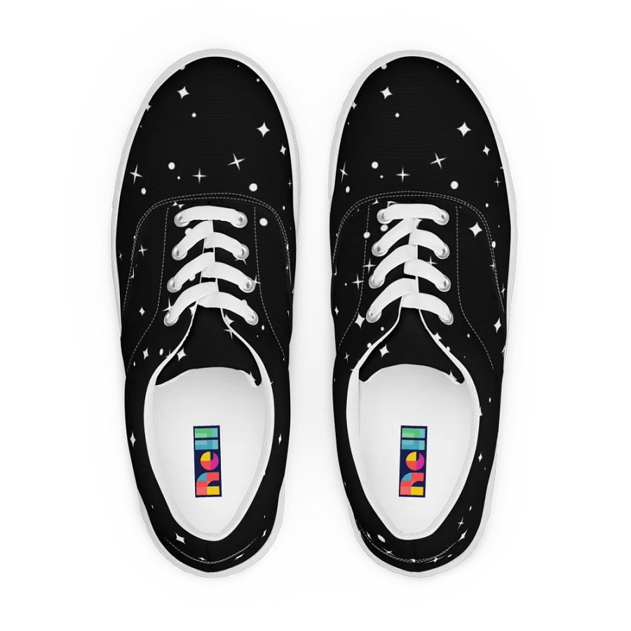 Starry Night Lace-Up Canvas Shoes product image (1)