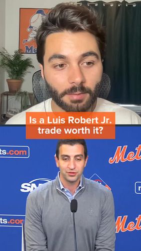 Should the Mets trade for Luis Robert Jr? #mets #baseball #mlb #newyorkmets #lgm