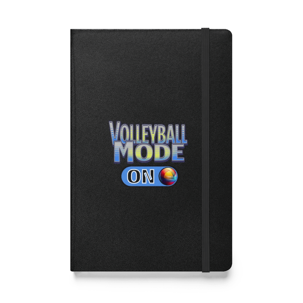 Volleyball Mode On Vibrant Hardcover Journal product image (1)