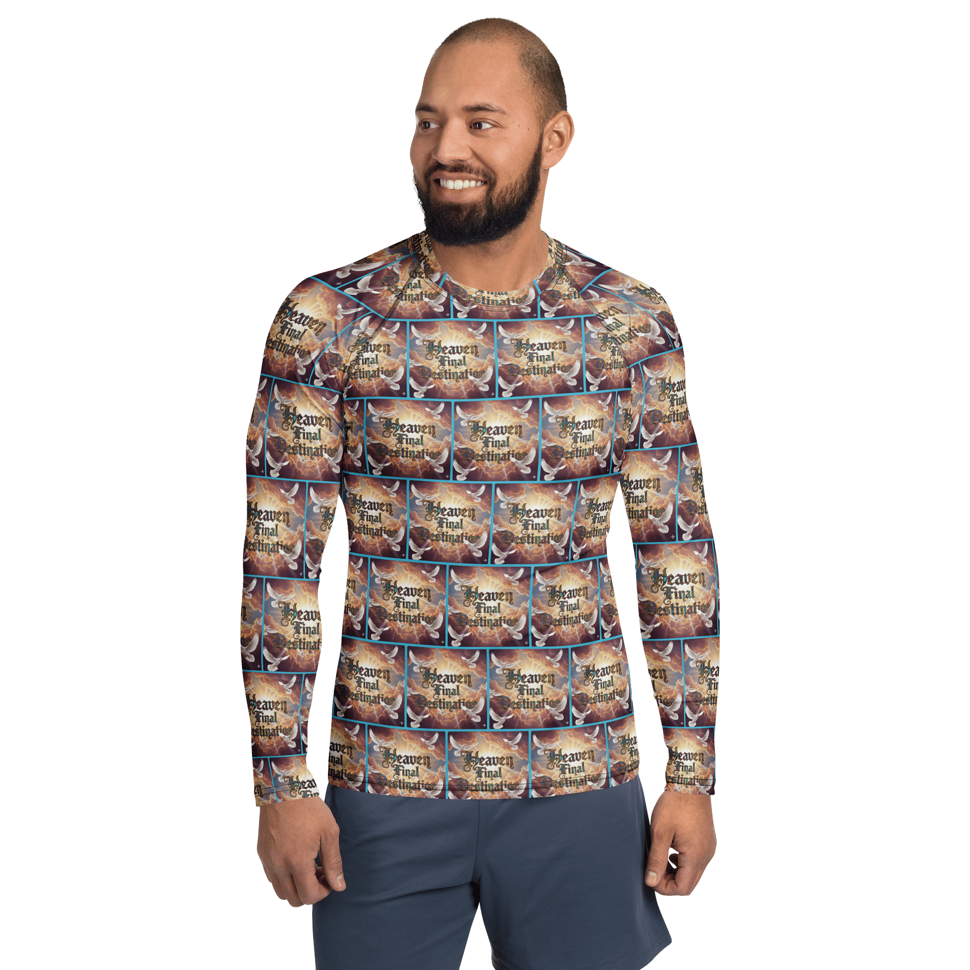 All-Over Print Men's Rash Guard Long Sleeve T Shirt By D.C.E.L. product image (1)