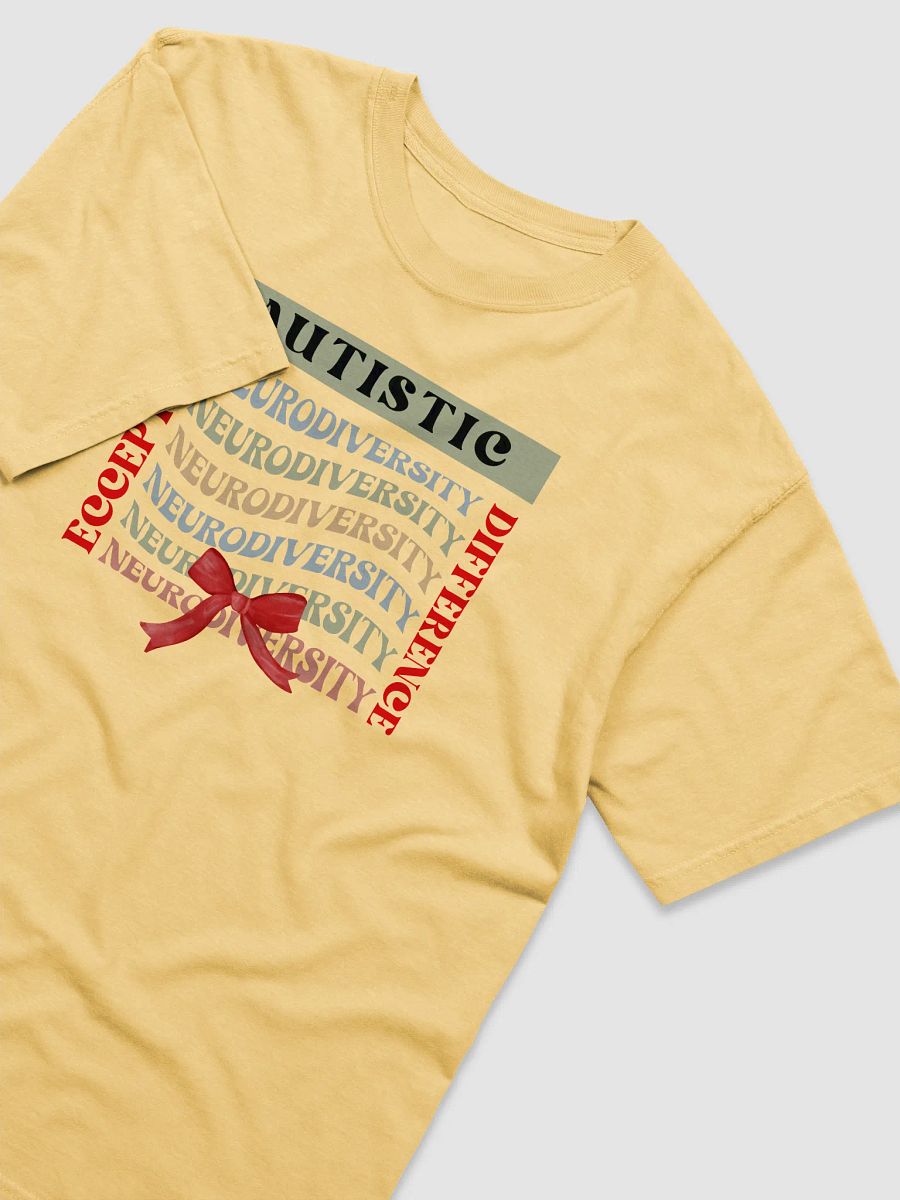 Neurodiversity, Accepting Autistic Difference Comfort Colors T-shirt product image (3)