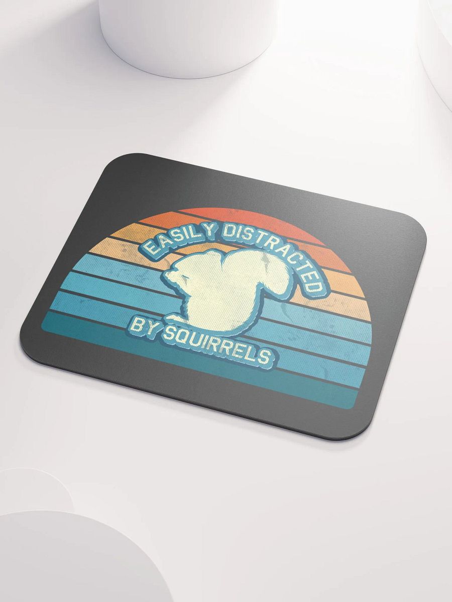 Retro Easily Distracted Mouse Pad product image (3)