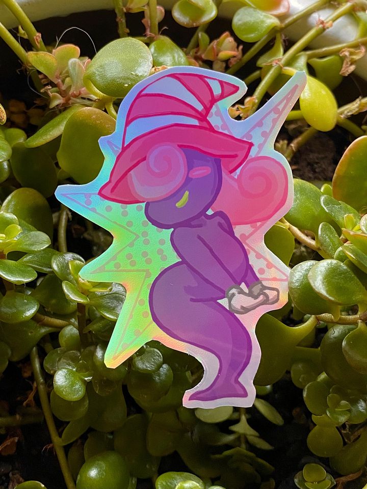 Vivian Holo STICKER - Paper Mario Thousand Year Door product image (1)