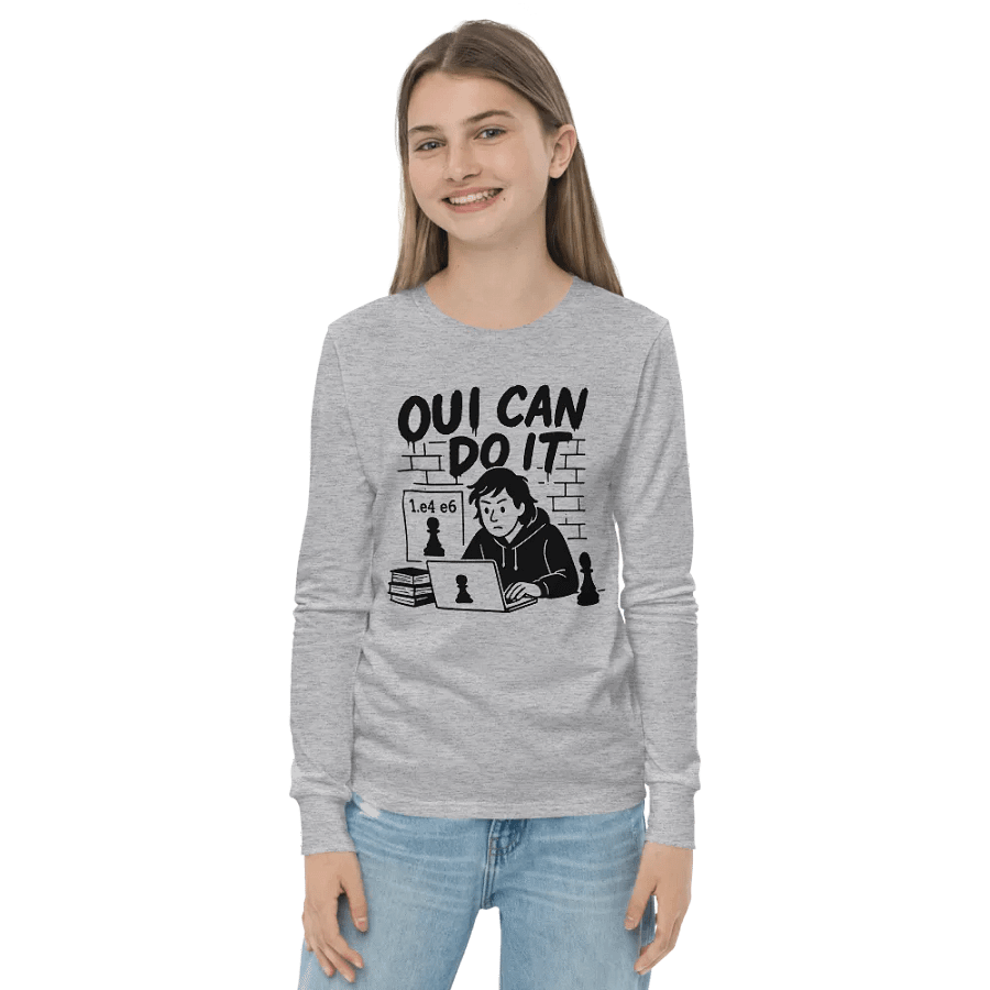 Oui Can Do It - Youth Long Sleeve T-Shirt product image (3)