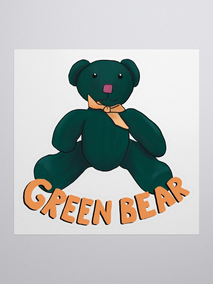 Green Bear Sticker product image (1)